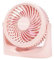 ONZLBOR USB Desk Fan - 3 Speed For Quiet Office, 360° Rotatable | Portable Cooling Fan for Bedroom, Desktop, Home | USB Powered, Adjustable Tilt (Pink)