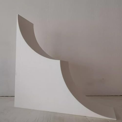 Kit för Dörröppning Set med 2 Dörrbågar för Inomhusbruk, Elegant Gör-det-själv-dörrbågsgjutning med Högdensitetsskum, Målningsbar Böjd Gör-det-själv-båge för Dörröppning(28x35x35cm/11x13.8x13.8)
