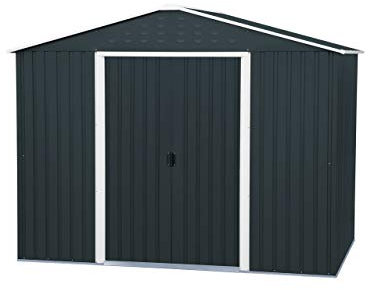 Tepro 7464 Metallgerätehaus Titan 8x6 cm Anthrazit
