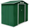 DREAMADE Box Casetta Grande, Casetta da Giardino Esterno, Capanno Magazzino in Lamiera di Metallo, con Porta a 2 Ante e Finestra di Ventilazione, Adatta per Riporre Attrezzi (Verde)
