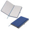 Notizbuch / DIN A5 / 160 S. / blanko / samtweiches PU Hardcover / Farbe: blau