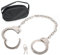 PRODEF ® Fußschelle aus hochwertigem Stahl, Double-Lock Sicherung, verschweißte 41 cm Kette, inkl. Transporttasche