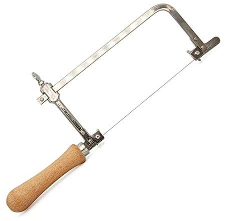 SUBRILLI Coping Saw Telaio in Acciaio con Diametro 0.3mm Diamante Filo Taglio Sega per Legno Giada Metallo Marmo Granito
