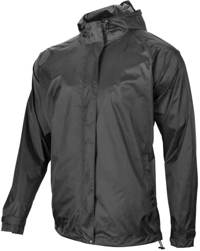 ROCKBROS Manteaux Imperméables Homme Veste de Pluie de Sport Pliable Coupe Vent pour Vélo Moto Camping Randonnée Portable Noir M