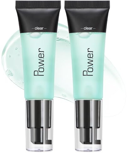 Erinde Power Grip Primer Gel, Hydrating Jelly Primer Makeup, Power Grip Face Foundation Gel, Long Lasting Moisturizing Primer Gesicht, Full Coverage Cosmetics Primer, Milk Makeup Primer Gel (Clear)