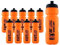 Trinkflaschen-Set »sallerEntry« bestehend aus 10 Trinkflaschen - orange