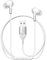 DuKabel In Ear Kopfhörer mit Kabel USB In Ohr Headset mit Lautstärkeregler Geräuschisolierung HiFi Sound kompatibel mit Computer PS4 PS5 Laptop - Weiß
