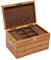 wanwanper Joyero de madera para mujer, estilo vintage, con cerradura, organizador de joyas de madera maciza para joyas, collares, anillos, caja de almacenamiento (con ganchos)