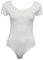 Tease Womens Cap Short Sleeve Plain Round Neck Stretch Leotard Bodysuit UK Size (22, White)
