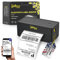 Label Printer, Bluetooth Thermal Printer, 4x6 Shipping Label Printer, Thermal Label Printer Desktop or Phone, Compatible with iPhone, Android, Windows, Mac, Chromebook, Amazon, Ebay, UPS.USPS (Black)