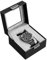 ProCase Uhrenbox mit 1 Fach, Uhrenkasten mit Glasdeckel, Uhrenkoffer mit Uhrenkissen, Uhrenaufbewahrung, Premium-Uhrenschatulle, PU-Leder Uhrenkasten, Watch Box für Herren - 1 Fach, Schwarz