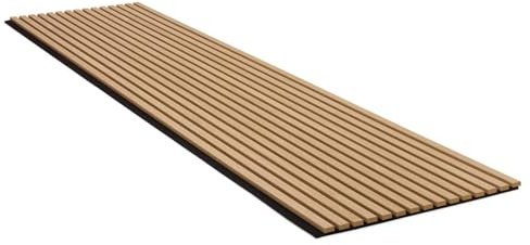 KGM Akustikpaneele Holz ExPress 240 - Eiche geölt 61x240cm - Schalldämmung - Wandpaneele mit Echtholzfurnier - Ideal für moderne Inneneinrichtung
