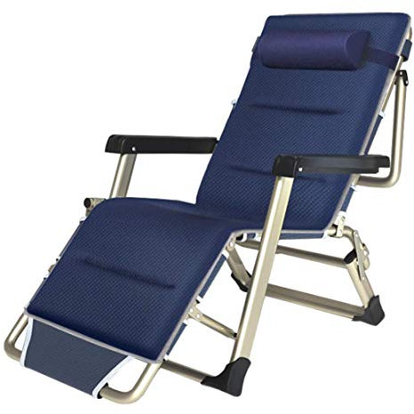 Haushaltsprodukte Patio-Lounge-Relaxsessel, klappbarer Sonnenliege-Liegestuhl mit Kopfstütze, liegefähiger Gartenstuhl für Camping im Freien, Strand, Terrasse, Hof am Pool