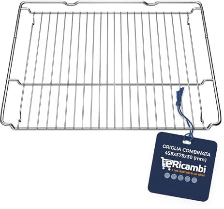 ERICAMBI®, Griglia Forno Piano Cottura, Compatibile con Bosch Neff,Compatibile con Neff Z11CR10X0, Dimensioni: 455x375 (mm) Adatta alla Cottura, Alte Temperature, Atossico.