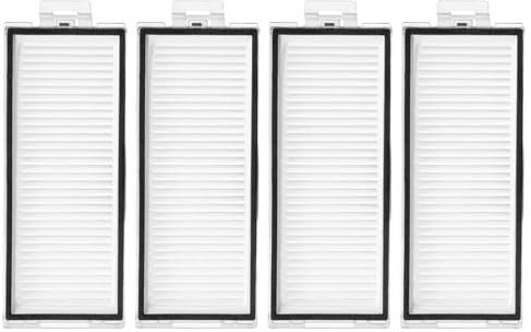 4 Stück Hepa Filter Ersatz für Xiaomi Roborock Q7 Max/ Q7 Max+ / Q7/ Q7+/ Q8 Max/ Q8 Max+/ Q5 Pro/ Q5 Pro+/T8 Roboter Staubsauger, Auswaschbare Ersatzzubehör