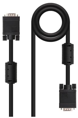 Levitantes SVGA-Kabel, HDB15/M-HDB15/m, 6,0 m, ideal zum Anschluss von Monitoren und Projektoren, mit Ferrit zur Geräuschreduzierung