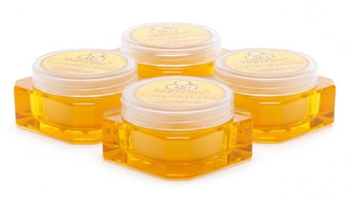 Propolis Lippenbalsam 4er Set – Natürliche Lippenpflege mit Bienenwachs & Propolis für spröde Lippen – Nachhaltiger Intensiv-Schutz im Winter – 4 x 12ml VorratspackAPI Supreme