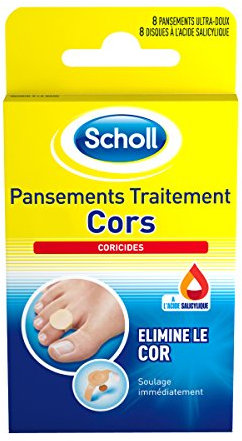 Scholl Pack de 8 Pansements Coricides Cors