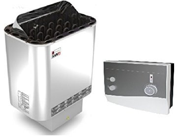 Stufa Sauna Nordex 6 kw con Il Controllo Esterno K1-Next per 220/240V o 400V