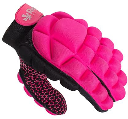 Reece Hockey Handschuh - Komfort Full Finger Handschuh - Silikonstollen für Besseren Griffe und Vollständigen Schutz - Linkshandschuh - Hockey Handschuhe Kinder - Rosa - Größe XXS