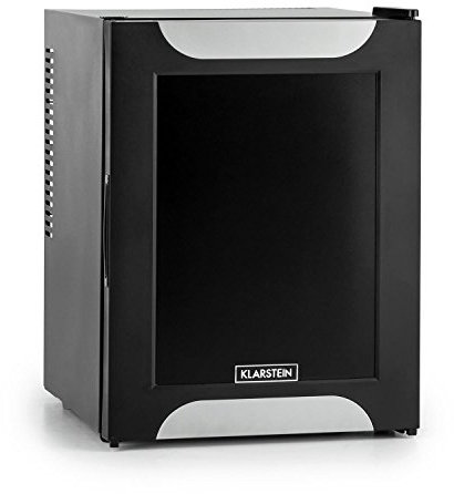 KLARSTEIN Nevera Pequeña para Habitación, Mini Nevera Comida, Bebidas, Cerveza, Cosméticos, Frigirificos Pequeños, Neveras Pequeñas 33L con Luz, Estantes Ajustables Casa y Oficina, Bajo Consumo