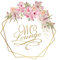 Wandaro Türaufkleber WC Lounge mit Blumenranke I Design 3 I Wandsticker Badezimmer selbstklebend Klo Wandaufkleber Toilette Wandtattoo DL446-3