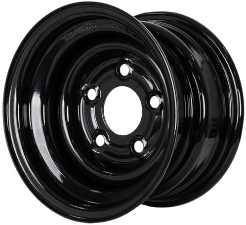 Enhetsrailer svart fälg av stål för släpvagnar 25 x 112