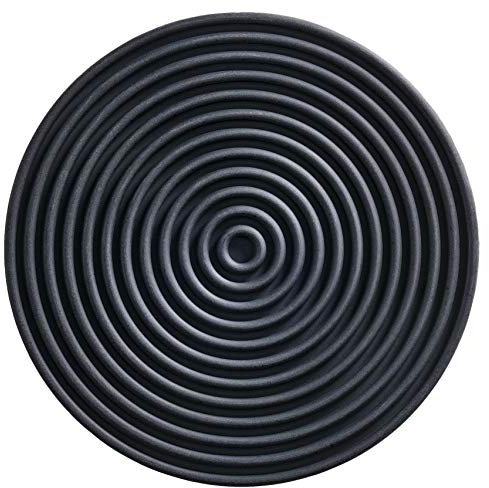 Zone Denmark Rocks Barmatte, rutschfeste Matte für Cocktails, Durchm. 15,5 cm, Schwarz