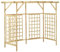 vidaXL Pergola de Jardin pour Poubelles Triples Support pour Roses Plantes Grimpantes Patio Terrasse Extérieur Bois de Pin Imprégné
