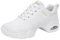 Damen Tanzschuhe Lace-Up Mesh Luftkissen Tanz Training Tanzsneaker Websneaker Jazzdance Schuhe Dancesneaker Tanzschuhe Weiß 38