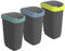 Rotho Twist 3er-Set 25l, Kunststoff (PP), bunt