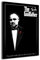 ZHONGYUTONG Godfather Poster Klassischer Gangster Film Leinwand Kunstdruck Gemälde Wandbild für Wohnzimmer Küche Schlafzimmer Wohnkultur (Gerahmt, 60x90cm)