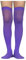 AUSUAYA Damen-Weihnachtsstrümpfe, Nylon, blickdicht, Oberschenkelhoch, Schulmädchen, durchscheinend, über Knie, Seide, für Cosplay, Party GB-NL-W3, violett, Einheitsgröße