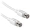 Ekon cavo antenna TV, cavo antenna, maschio femmina, 1.8 metri, 75 dB, per TV, smart TV, decoder, digitale terrestre
