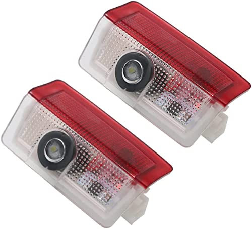 2 Pièces Lumière de Porte de Voiture, Lumières Menées de Porte de Voiture, Projecteur de Porte de Voiture Compatible with A B C E M G W166 W176 W205 W212 Serie