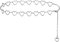 CCAIPU Ketten Gürtel für Damen, Pfirsich Herz Anhänger Link Gürtel Einstellbare Metall geflochtene Gürtel für Kleid Jeans Mantel Hosen (B-Silber)