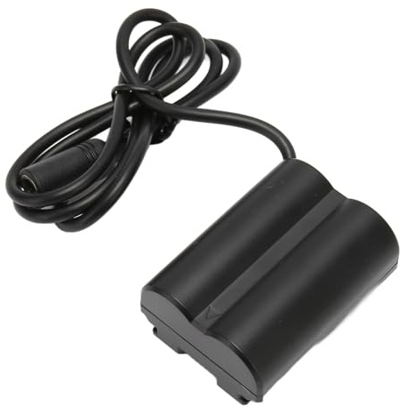 Netzteil-Kamera-Ladegerät-Set, ABS und PC, Vollständige Dekodierung, 100 Bis 240 V, Dummy-Akku für die Reparatur von Digitalkameras (EU-Stecker)