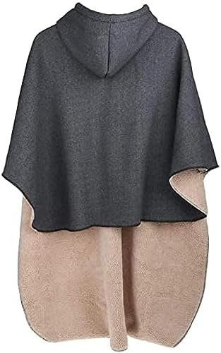 Die Rollstuhl-Umhang, Winter, Verdickt, Warm, Plüsch, Winddicht, Fleece-Rollstuhldecke, Geeignet Für Männer Und Frauen, Gemütliche Beinabdeckung Für Rollstühle,XL,Constructive23
