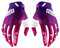 SUIOPPYUW Guanti da Moto Antivento Impermeabili a Dito Pieno Comfort Guanti da Moto Traspiranti Poliestere Durevole Antiscivolo, Viola, l