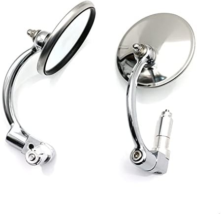 Einzigartiger Stil Motorrad Seitenspiegel Armaturen Lenker Motorrad Rückspiegel Für Cafe Racer CBR CRF YZF ATV CF Aluminium