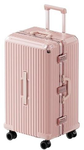 ALLC Koffer Handgepäck-Koffer mit Rädern, Box mit Aluminiumrahmen, robuster und langlebiger, kratzfester Trolley-Koffer, verdickter Koffer Koffer für Unterwegs (Color : E, Size : 30in)