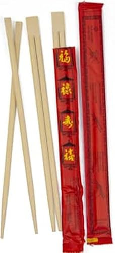 KURTT Bacchette da 23 cm - Bacchette - Sushi - Bacchette in legno - BIO - Ecologiche - Cena - Pranzo - Take Away - Sostenibili - Coreano - Monouso - Posate - 100 pezzi, CHOP23