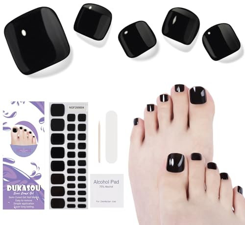 Nagelfolie UV Härtend- UV Nagelfolie- 32 Stück Fußnägel Zum Kleben Nagelfolien,Kleben UV Gel Nagelfolie Fußnägel zum Aufkleben- Haltbare Dekorativ UV-Gel-Streifen für Mädchen&Frauen