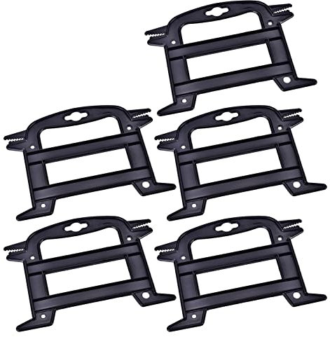 Sonew Sturdy Paracord Winder For Parachute Cords, Rope Organizer Tool, Cable Bobbins, Versatile Line Tidy Tool- Black, Pack Of 5Pcs