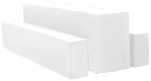HASJOIN 1 Packungen Biertischhussen 3er-Set, Biertisch- und Bierbankhussen, weiße Bierzeltgarnitur 220 x 70 x 75 cm, 70 cm Tischbreite, für Gartenbankette im Freien (weiß)