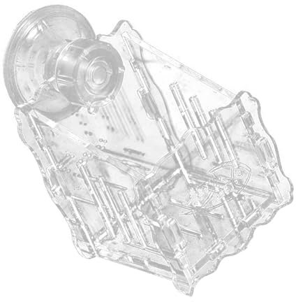 Saugnapf-Pflanzgefäß, Aquarium-Pflanzenhalter, transparenter Pflanztopf für Aquarium mit Saugnapf, Aquarium, Dekorationen