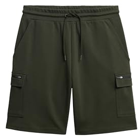 Superdry Herren Funktions-Cargoshorts mit Logo Surplus Goods Olivgrün XL