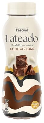 Pascual Lateado - Batido de Chocolate con Cacao Africano - Bebida Láctea Cremosa - Brik de 230 ml