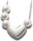Herzkette Silber 925 Damen mit Perlen – Verstellbare Silberkette mit Anhänger, 40-44 cm – Elegante Halskette für Frauen, Valentinstag oder Geburtstag