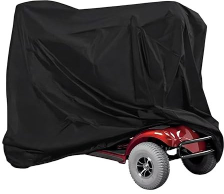 Losxuido Elektromobil Abdeckhauben Wasserdichte Abdeckung für Mobilitätsroller 210D Oxford Roller Abdeckhauben Universelle Abdeckplane für Elektromobil Regenschutz Rollstuhl (140 x 66 x 91cm)